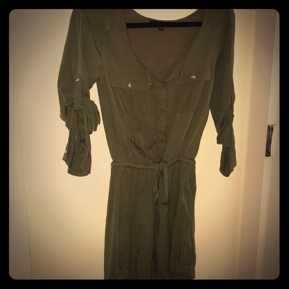 American Eagle Army Green Dress
